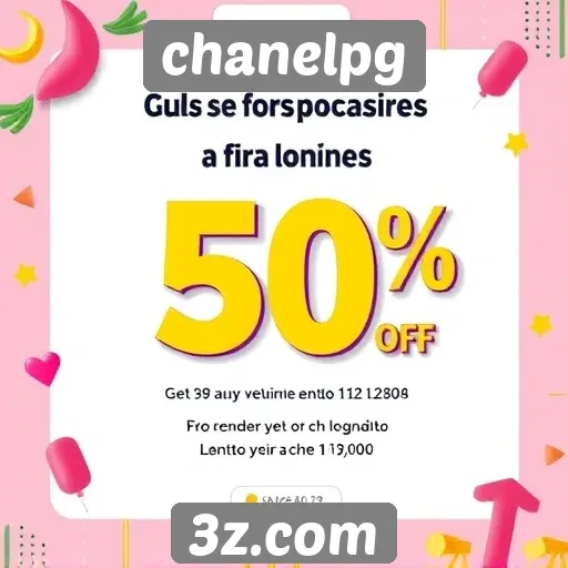 Ofertas e promoções disponíveis no chanelpg
