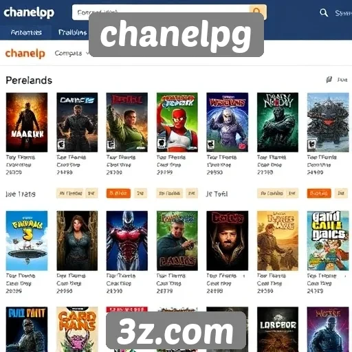 Análise da biblioteca de jogos do site chanelpg